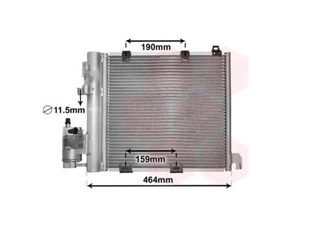 Radiator aer conditionat Opel Astra G Z17DTL Van Wezel